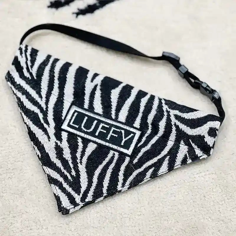 Bandana Personalizzata per Cani con Nome Fantasia Zebrata by Dog Moda