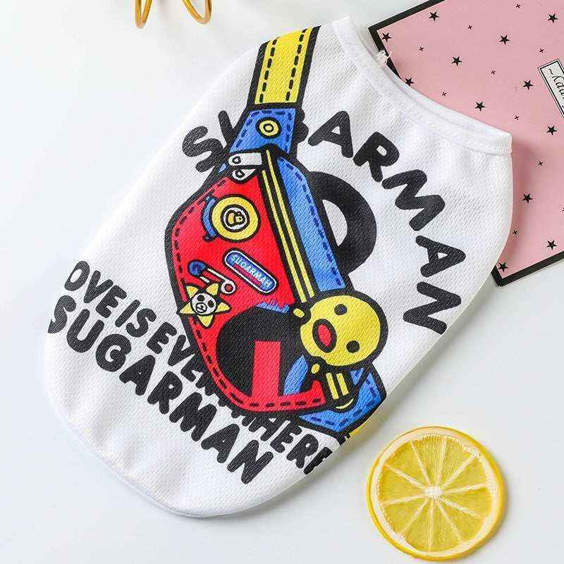 Maglietta estiva per cani SugarMan – leggera e traspirante by Dog Moda