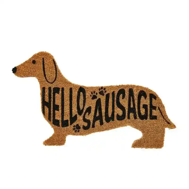 Zerbino Bassotto in Fibra di Cocco "Hello Sausage!" – Originale, Resistente e Divertente by Innopet