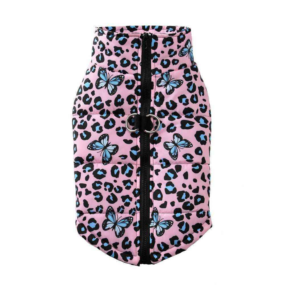 Cappotto Smanicato per Cani "Butterfly" con Zip e Anelli per Guinzaglio by Dog Moda