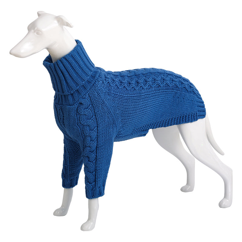 Maglioncino a Collo Alto per Cani Levriero – Elegante e Caldo