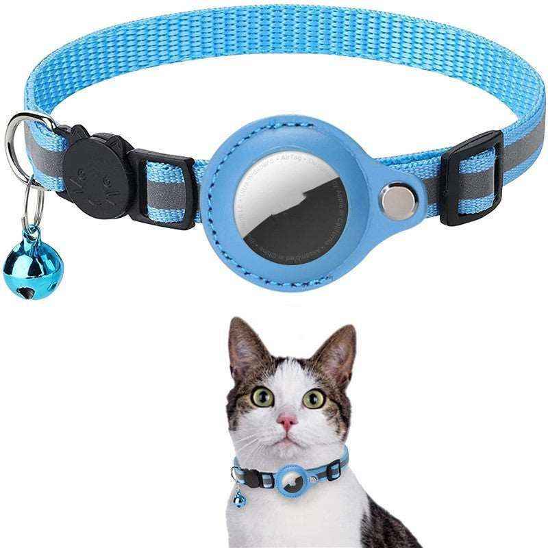 Collare Riflettente per Gatti e Cani con Alloggio AirTag Apple – Localizza il Tuo Animale in Sicurezza!
