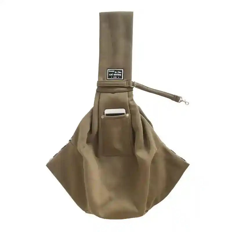 Borsa Trasportino Monospalla per Cani e Gatti con Guinzaglio di Sicurezza by Dog Moda