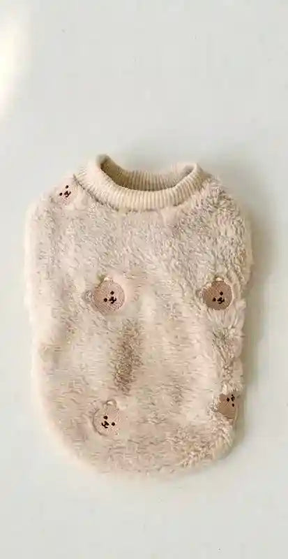 Maglia Orsetti per Cani e Gatti - Pile Morbido e Caldo by Dog Moda