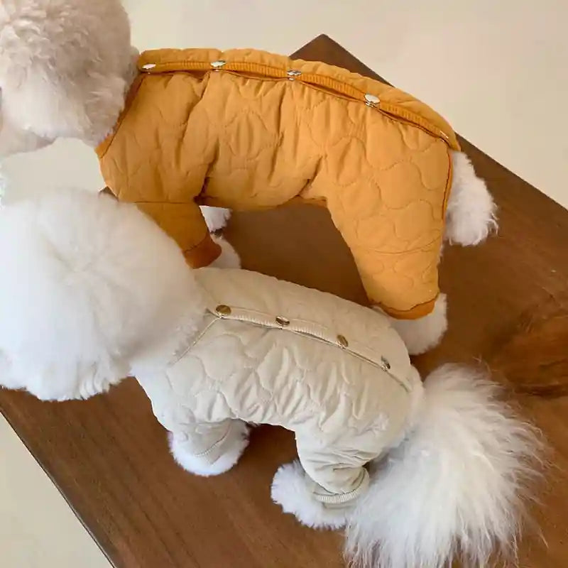 Cappotto Trapuntato per Cani con Pile Sherpa - 4 Zampe by Dog Moda