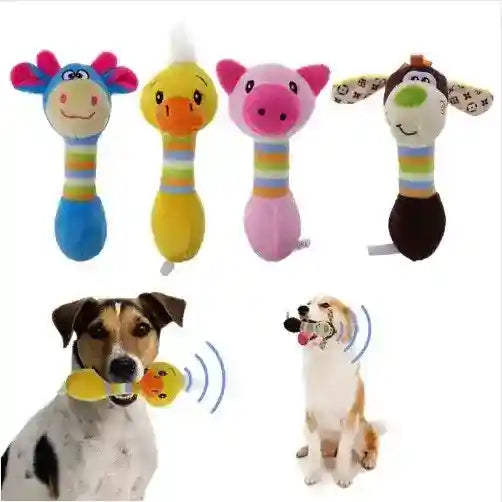 Peluche per cani con fischietto "Fattoria felice" by Dog Moda