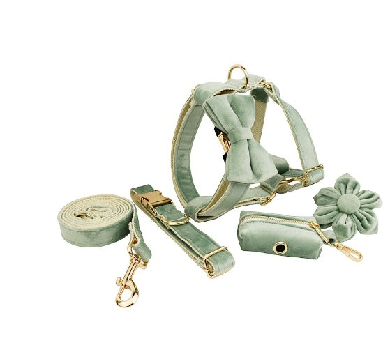 Set Pettorina ad H per Cani Modello "Velvet"
