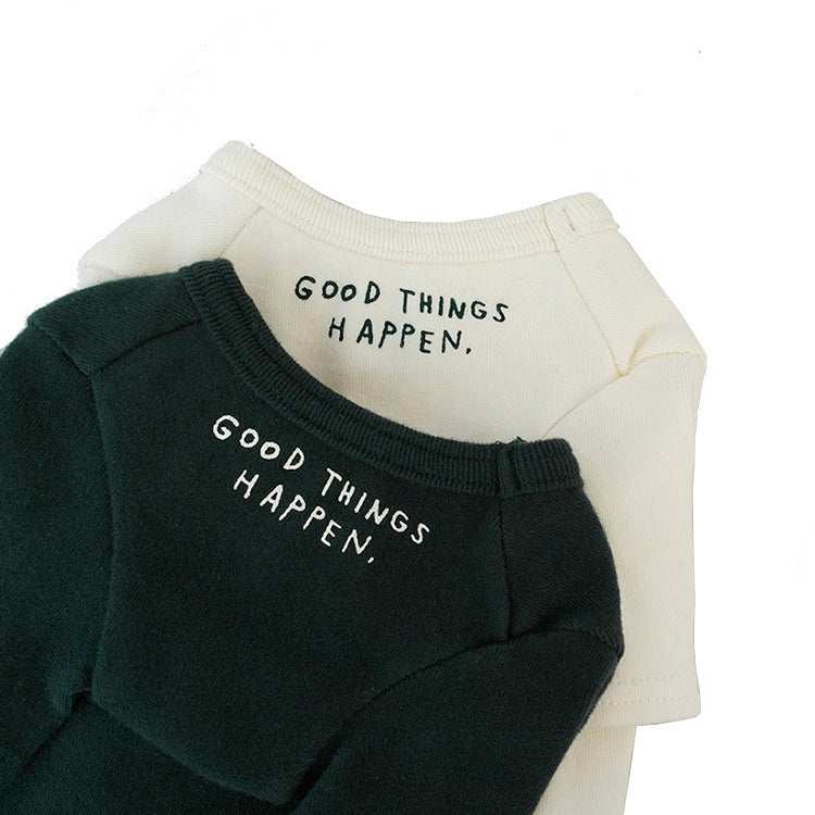 Cotton Dog T-Shirt "Good Things Happen!"