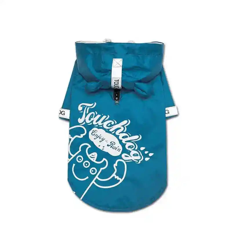 Impermeabile per Cani Modello Touch Dog – Stampa Granchietto con Cappuccio - Dog Moda