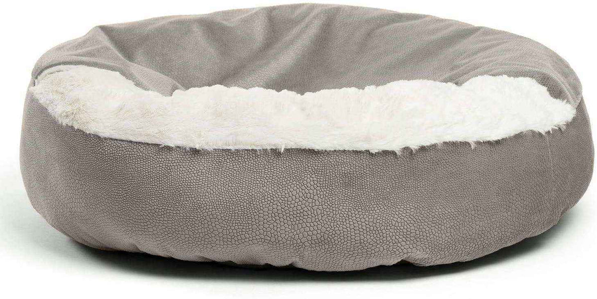 Cuccia tonda in pile con coperta - foto 6