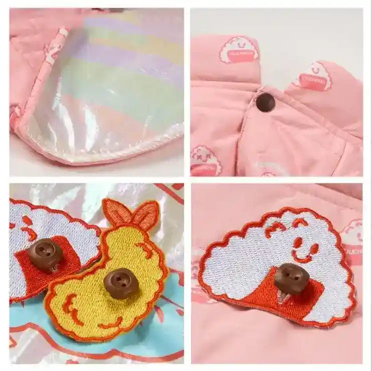 Cappottino Impermeabile Double Face Rice per Cani e Gatti by Dog Moda