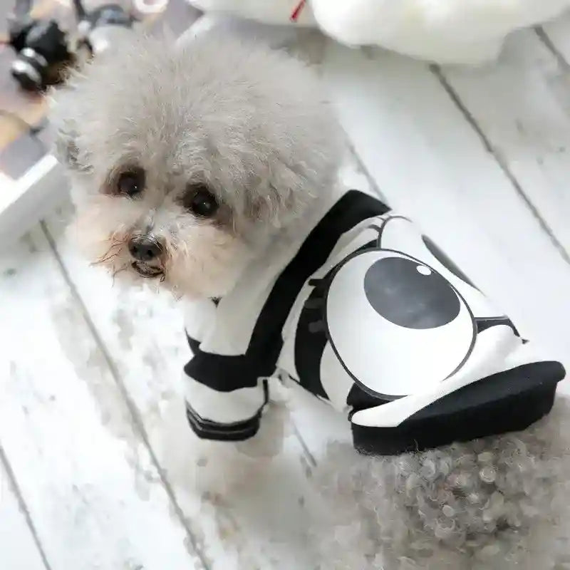 Maglietta per Cani a Righe "Occhioni Innamorati" by Dog Moda