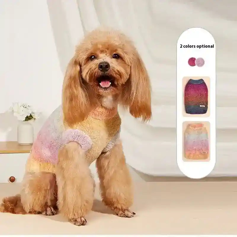 Maglioncino Sfumato Eleganza - Lana Acrilica Smanicata - Dog Moda