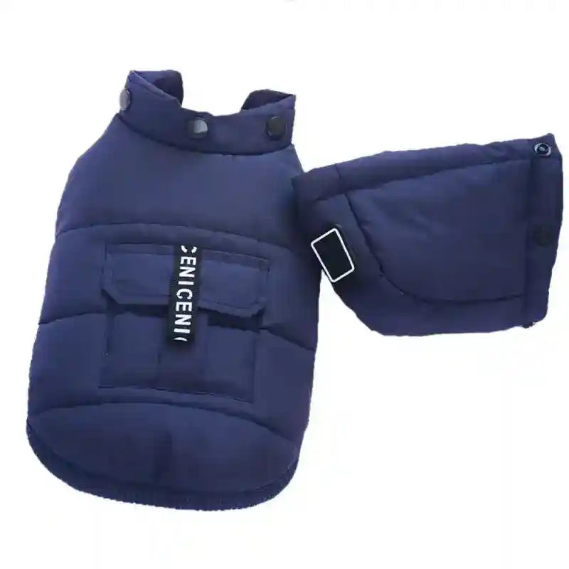 Piumino per Cani con Cappuccio Removibile "Nice" Tasca Decorativa by Innopet