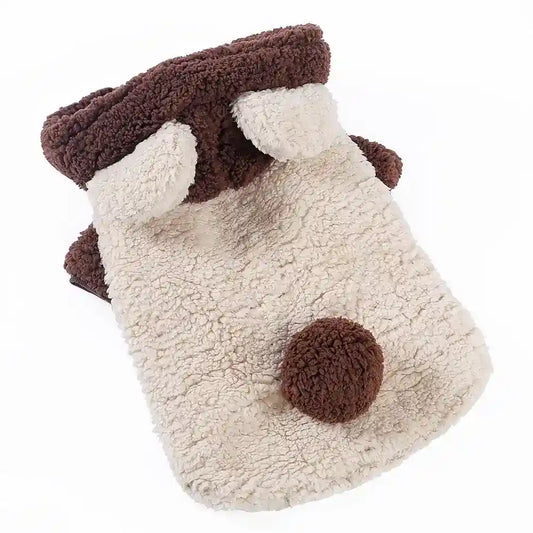 Felpa per Cani Grandi con Cappuccio e Orecchie "Bear" – Stile e Comfort per le Razze di Taglia Grande by Dog Moda