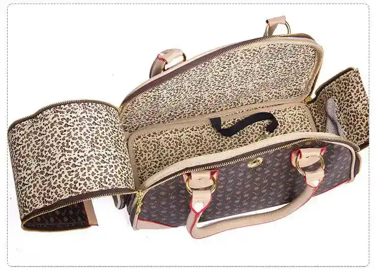 Borsa trasportino per cani in eco-pelle "Chanel" by Innopet