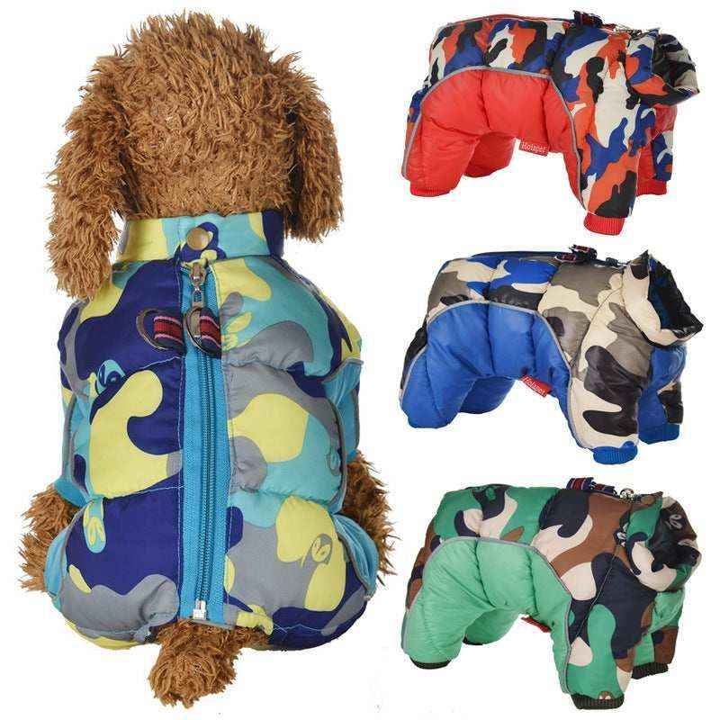 Piumino Imbottito con Quattro Zampe Impermeabile - Modello Snow - Dog Moda