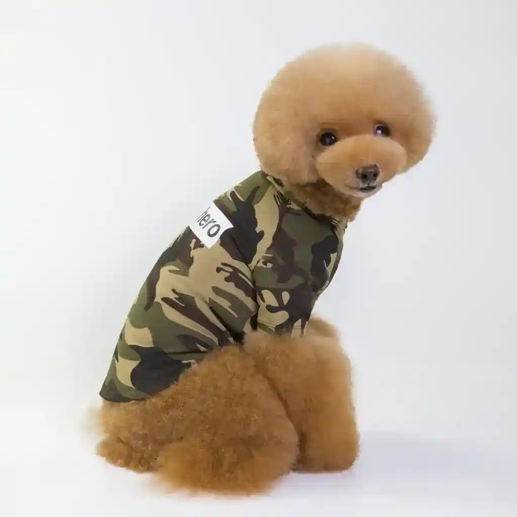 Maglia per cani camouflage "Super Hero" by Dog Moda