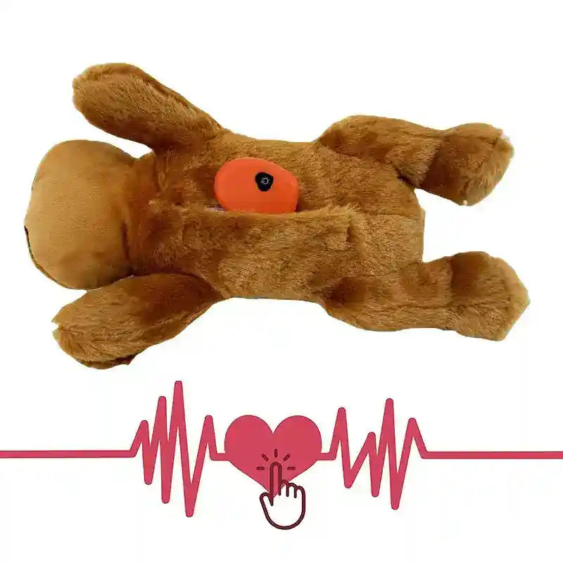 Gioco per Cani "Plush Heartbeat Doll" – Peluche Antistress con Battito Cardiaco by Dog Moda