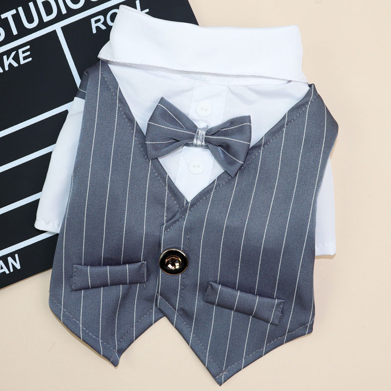 Vestitino elegante per cani "Gilet a righe"