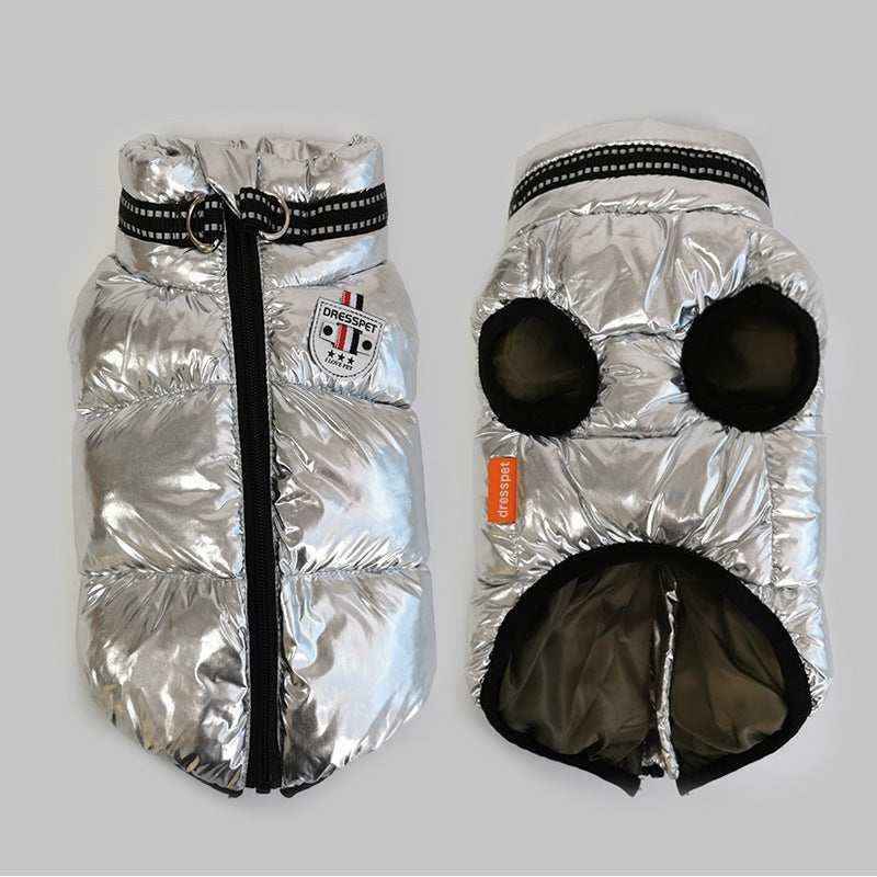 Cappottino Smanicato "Dresspet" per Cani – Anello Pettorina e Chiusura sul Dorso by Dog Moda