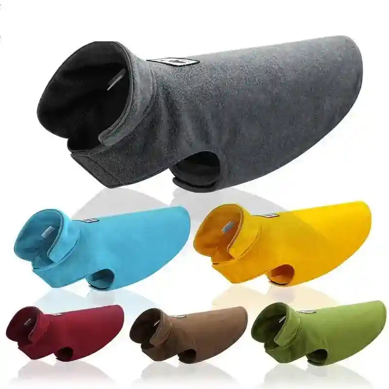 Felpa in Pile per Cani Collo Alto con Foro Guinzaglio "Polar" – Calore, Comfort e Stile per il tuo Cane by Dog Moda
