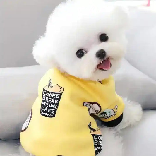 Vestito in pile per cani "Zucchero filato" by Dog Moda