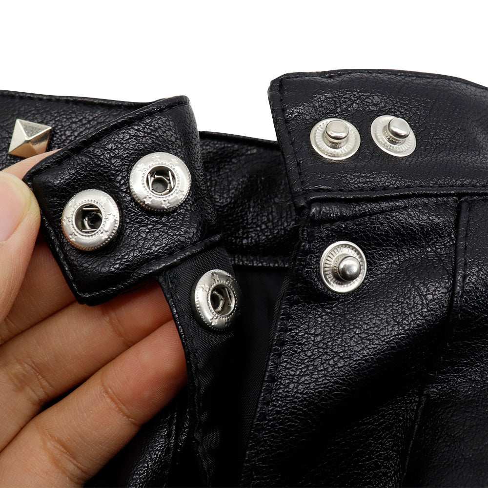Leather Dog Jacket "Grease"