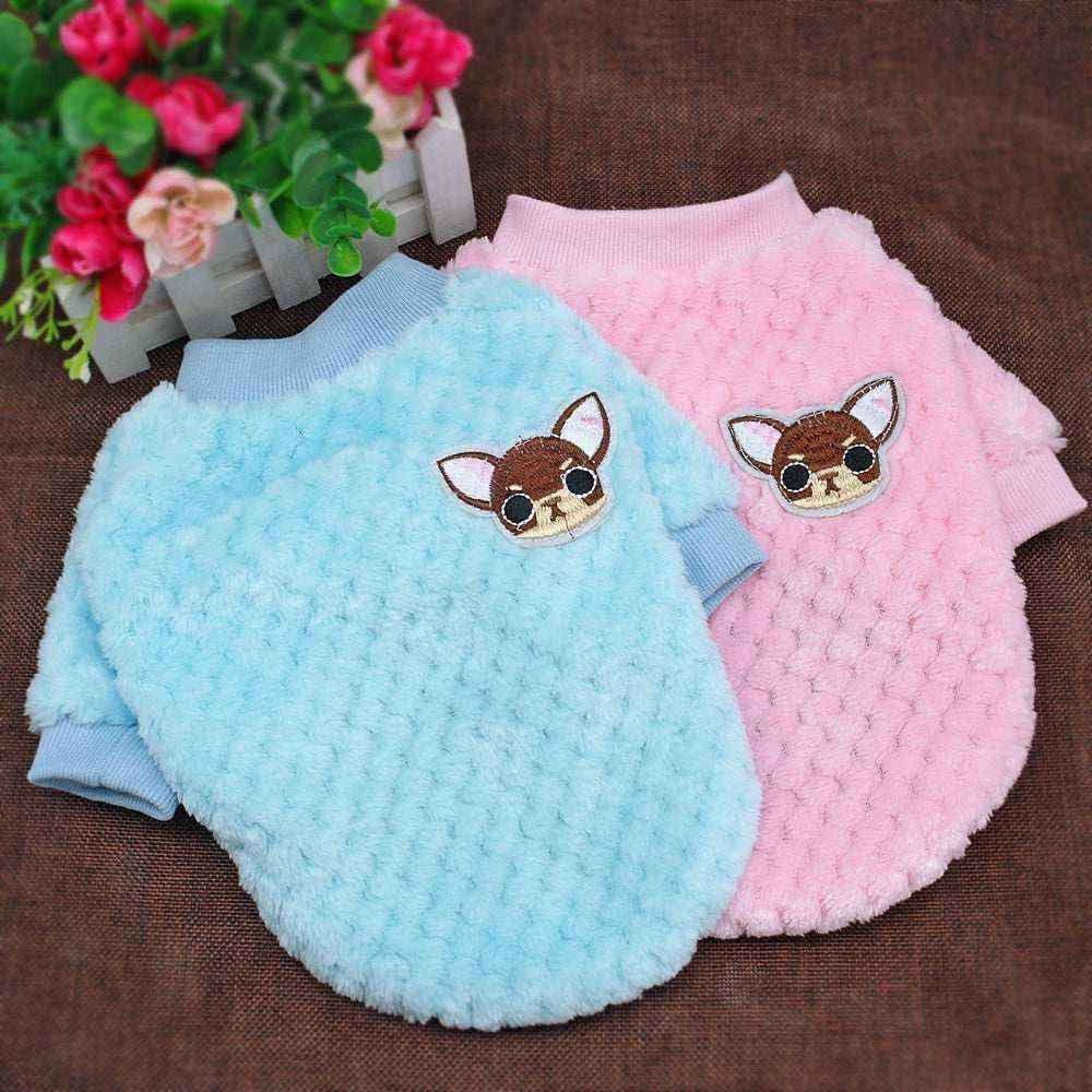 Felpina in pile "Pie de Poule" per cani – Eleganza e calore per i tuoi piccoli amici by Dog Moda
