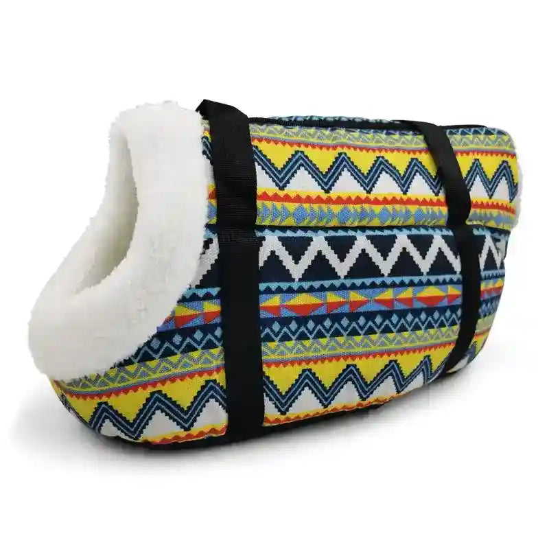 Trasportino Caldo per Cani con Tracolla "Lola" - Comfort e Calore per i Tuoi Viaggi Invernali by Dog Moda