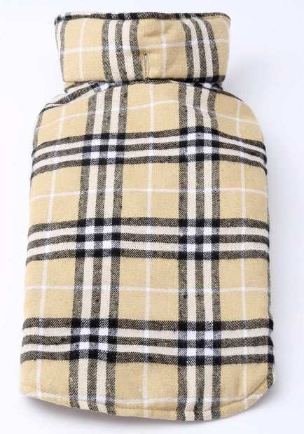 Cappotto per Cani Smanicato per Labrador Golden Retriver - Modello "Tartan" - Dog Moda