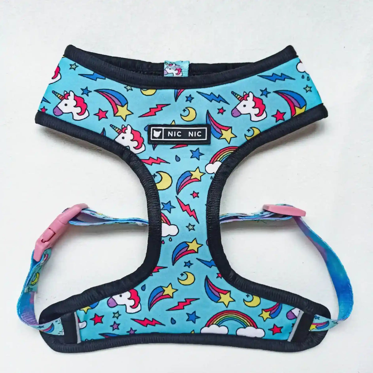 Pettorina e guinzaglio con fantasie uniche "NicNic" by Dog Moda