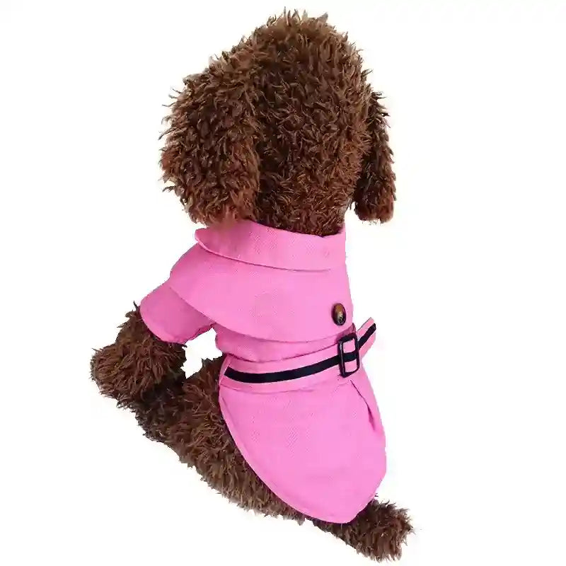 Impermeabile Trench per Cani Maltese e Barboncino - Eleganza e Protezione by Dog Moda