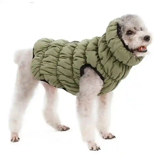 Cappotto Avvolgente per Cani Reversibile "OLAF" | Protezione e Stile per Cani di Taglia Grande by Dog Moda