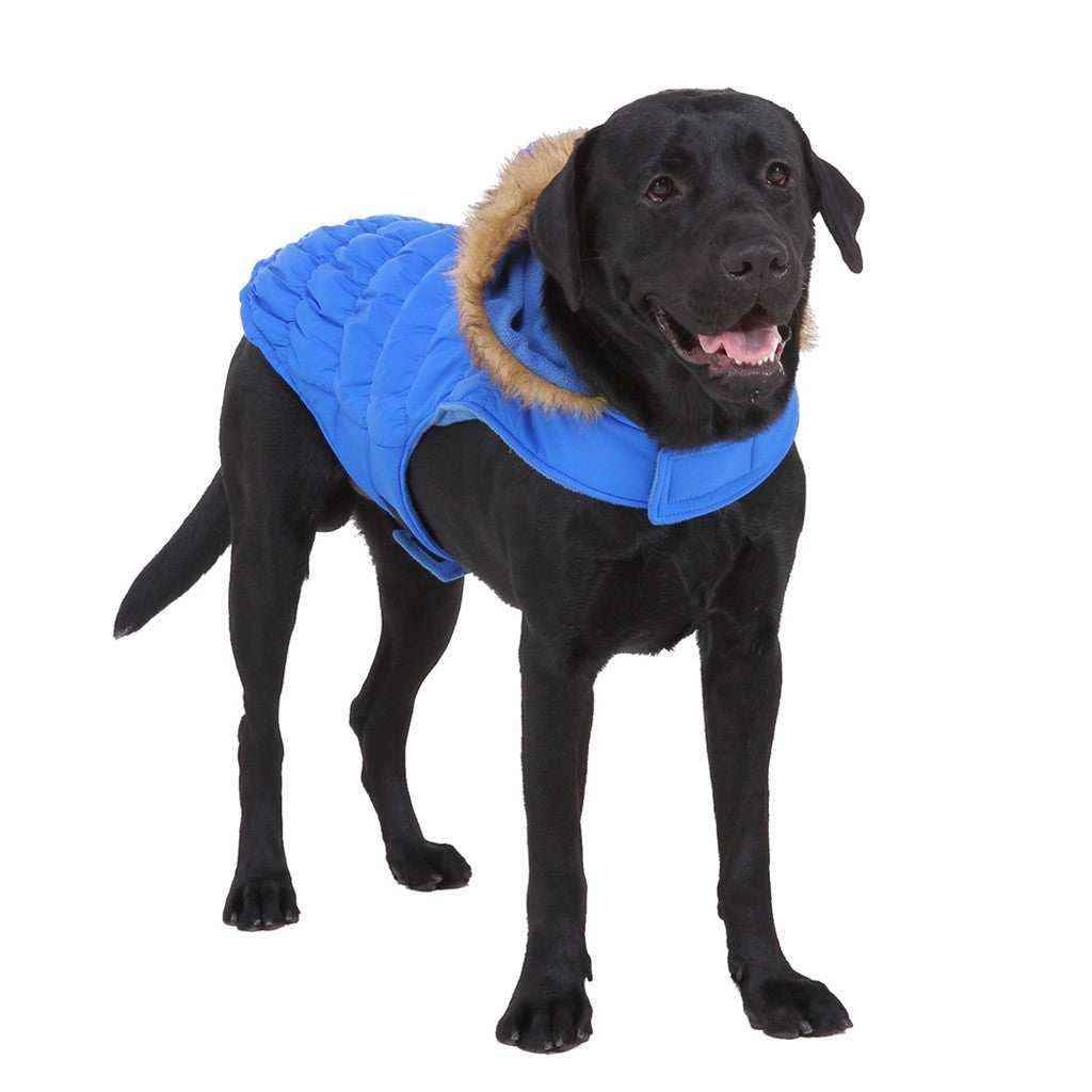 Cappotto per Cani Imbottito in Pile con Cappuccio in Ecopelliccia - Eleganza e Calore per il Tuo Amico a Quattro Zampe by Dog Moda