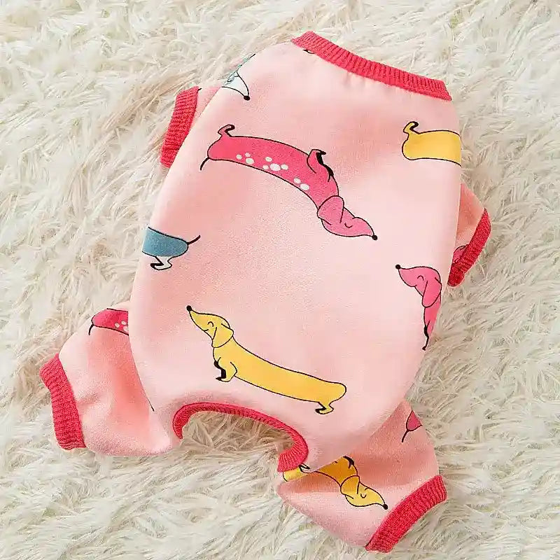 Vestito in pile per cani "Zucchero filato" by Dog Moda