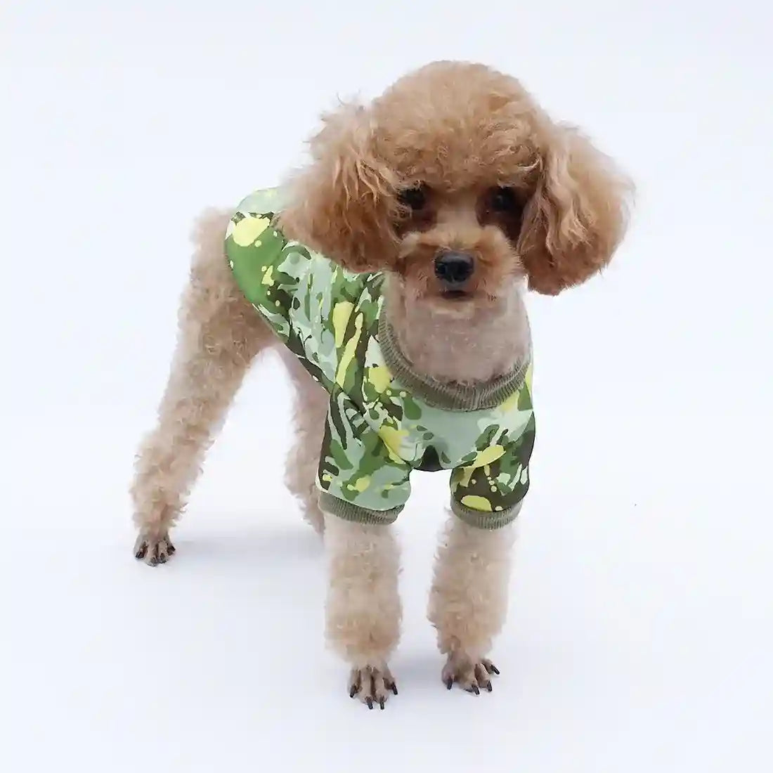 Maglietta per cani camouflage in cotone "Pongo" by Dog Moda