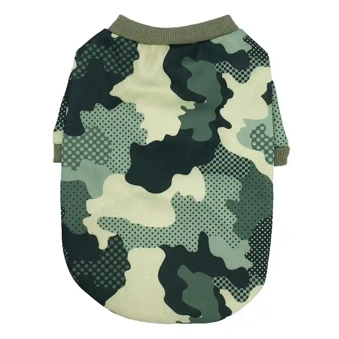 Maglietta per cani camouflage in cotone "Pongo" by Dog Moda