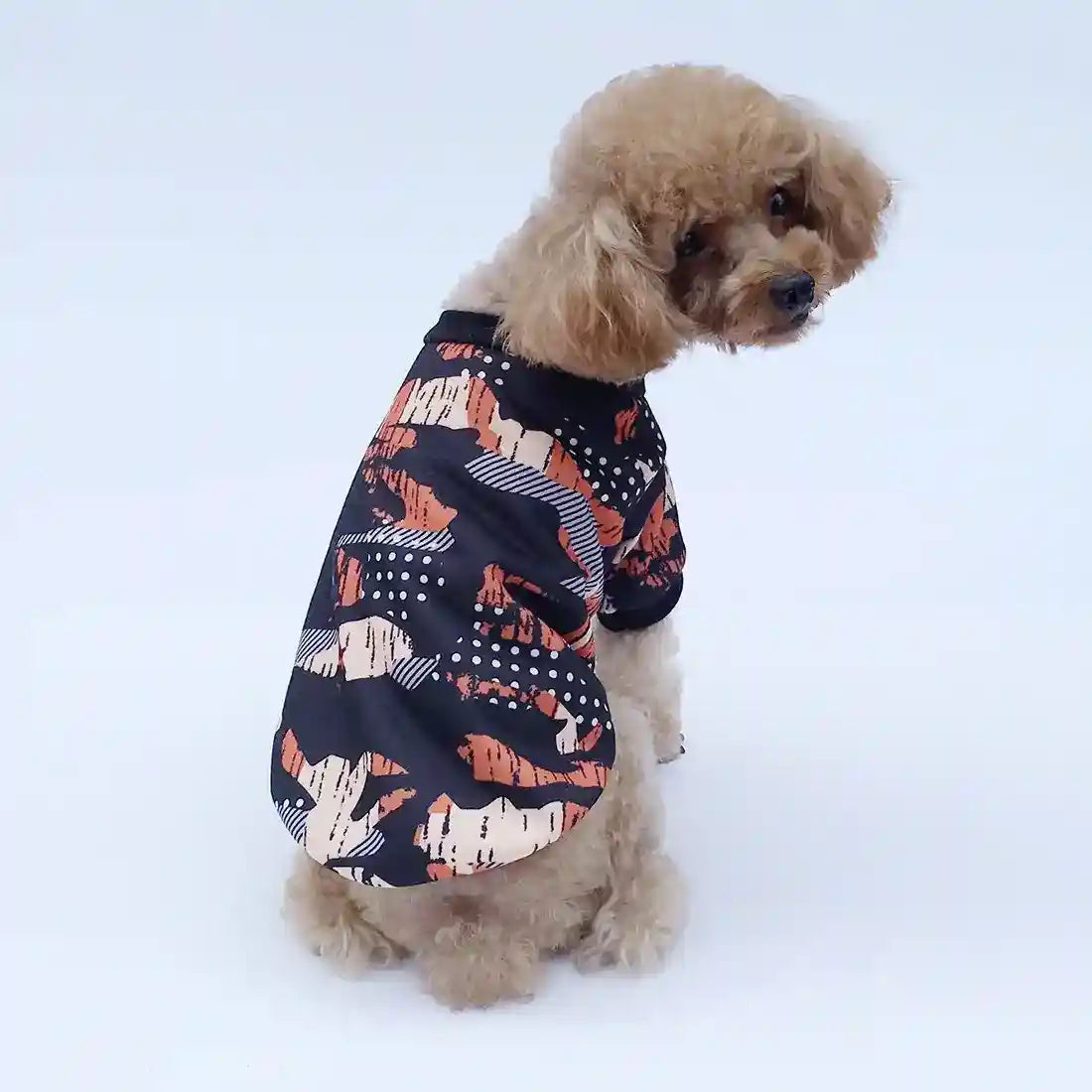 Maglietta per cani camouflage in cotone "Pongo" by Dog Moda