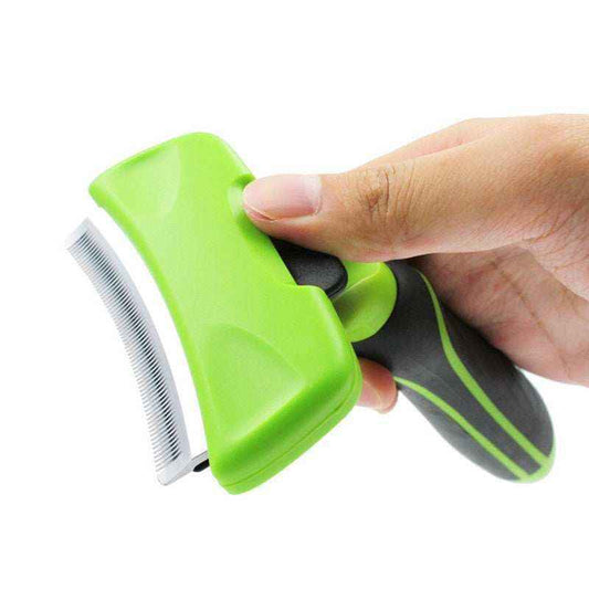 Pettine a denti stretti per cani e gatti con pulizia automatica by Dog Moda