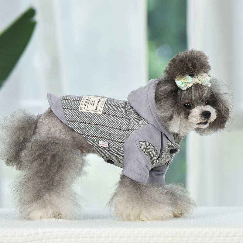 Cappottino Scamosciato per Maltese "Monaco" Elegante e Caldo by Dog Moda