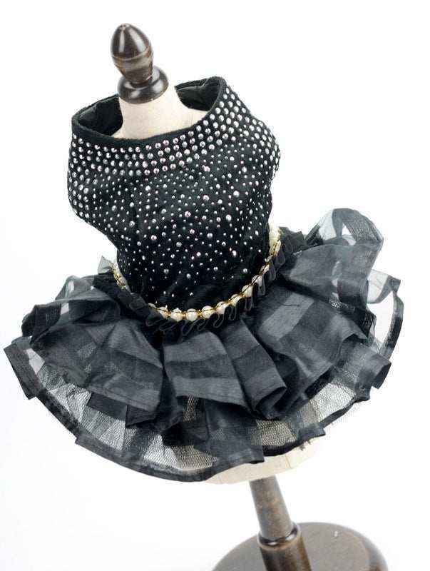 Vestitino da cerimonia per cani con perle "Aurora" by Dog Moda