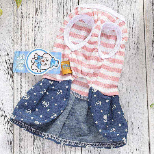 Vestito per cani "Ocean" con gonnellina e stile principessa | DogModa by Dog Moda