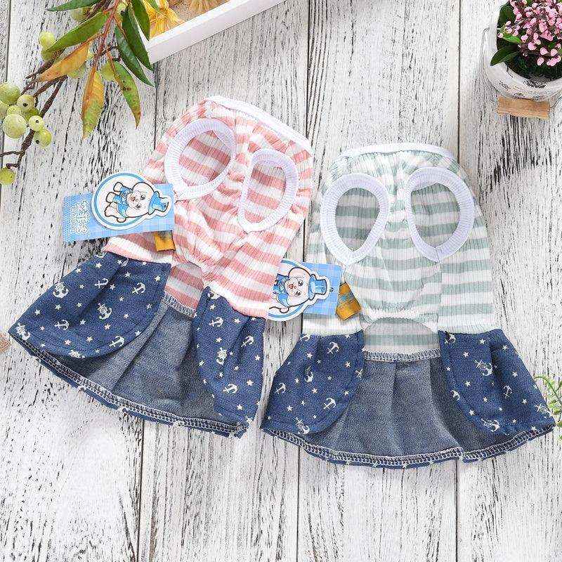 Vestito per cani "Ocean" con gonnellina e stile principessa | DogModa by Dog Moda