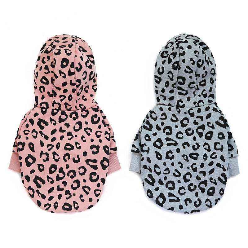 Felpa Leopardata per Cani con Cappuccio - Stile Trendy by Dog Moda