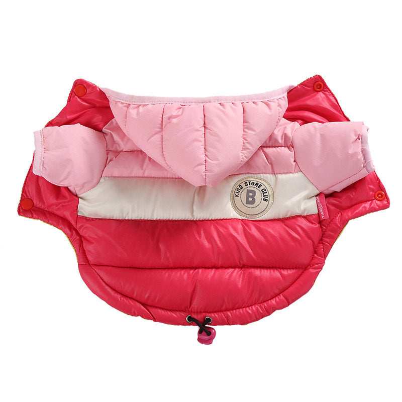 King Model Waterproof Dog Down Jacket with Hood