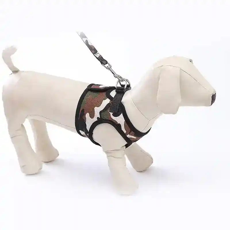 Set Guinzaglio e Pettorina per Cani in Tessuto by Dog Moda