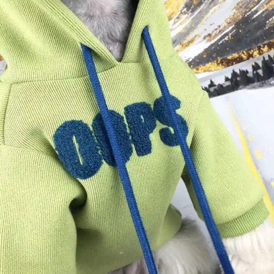 Felpa Cani Oops con Cappuccio e Orecchie - Cotone Caldo by Dog Moda