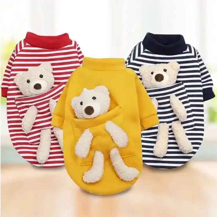 Felpa per cani con orsetto peluche - Cheepet by Dog Moda
