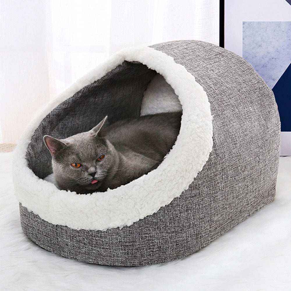 Casetta per Gatti Ripiegabile "Tempio delle Fusa" – Morbida, Accogliente e Versatile by Dog Moda